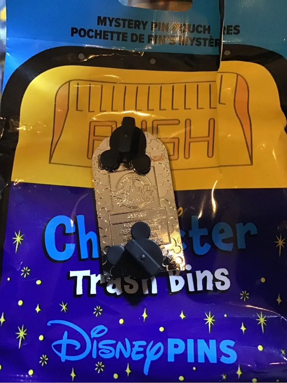 2025 disney parks character trash bins mystery pin  Stich